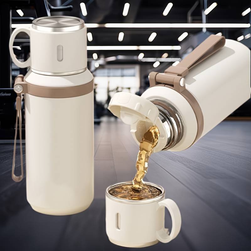 Coffee Tea Exchange - 600ml Stainless Steel Coffee Cup Travel
