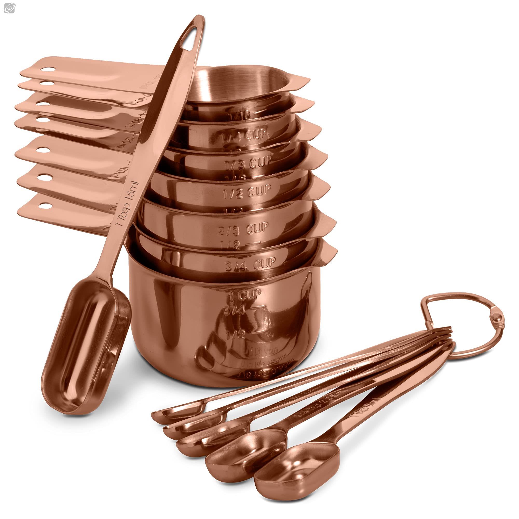 Coffee Tea Set Up - 13 Pcs Measuring Spoons Set Stainless