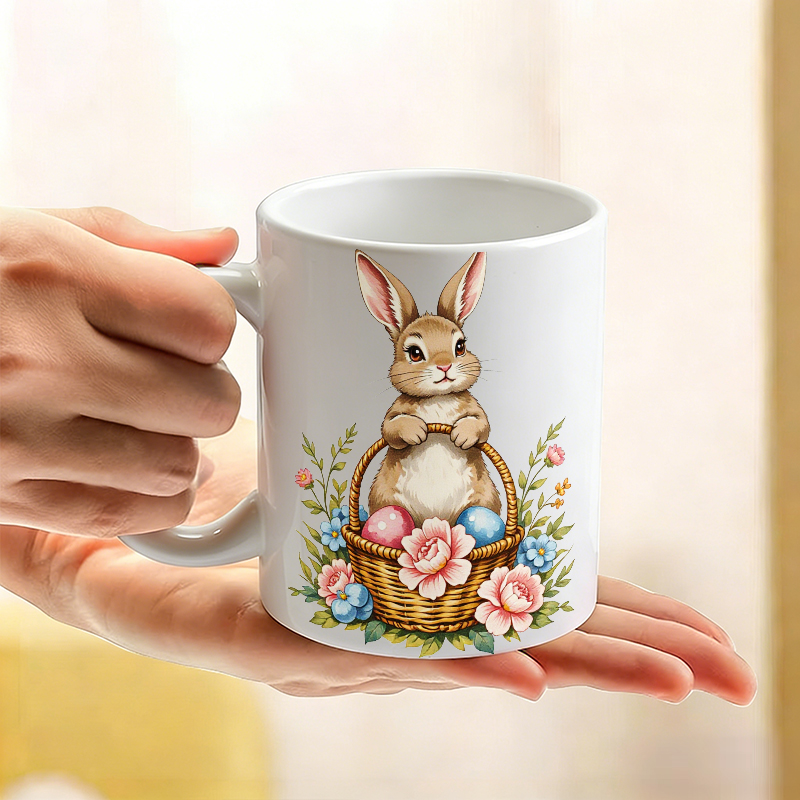 1PCS Easter Bunny Egg Basket C - Coffee Tea Gift Basket ulasan dan harga