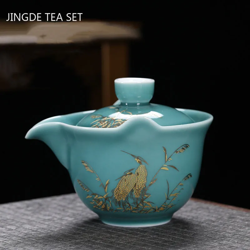 Palace Style Ceramics Tea Ture - Coffee Tea Set Up ulasan dan harga