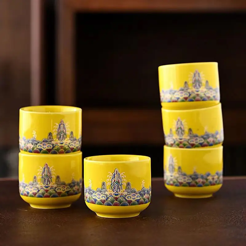 High Quality Color Glaze Kungf - Coffee Tea Set Up ulasan dan harga