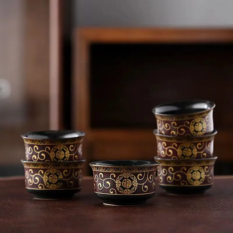 High Quality Color Glaze Kungf - Coffee Tea Set Up ulasan dan harga