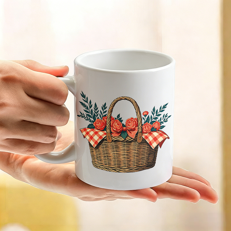 Cup & Mug Set, Country Rose Fl - Coffee Tea Gift Basket ulasan dan harga