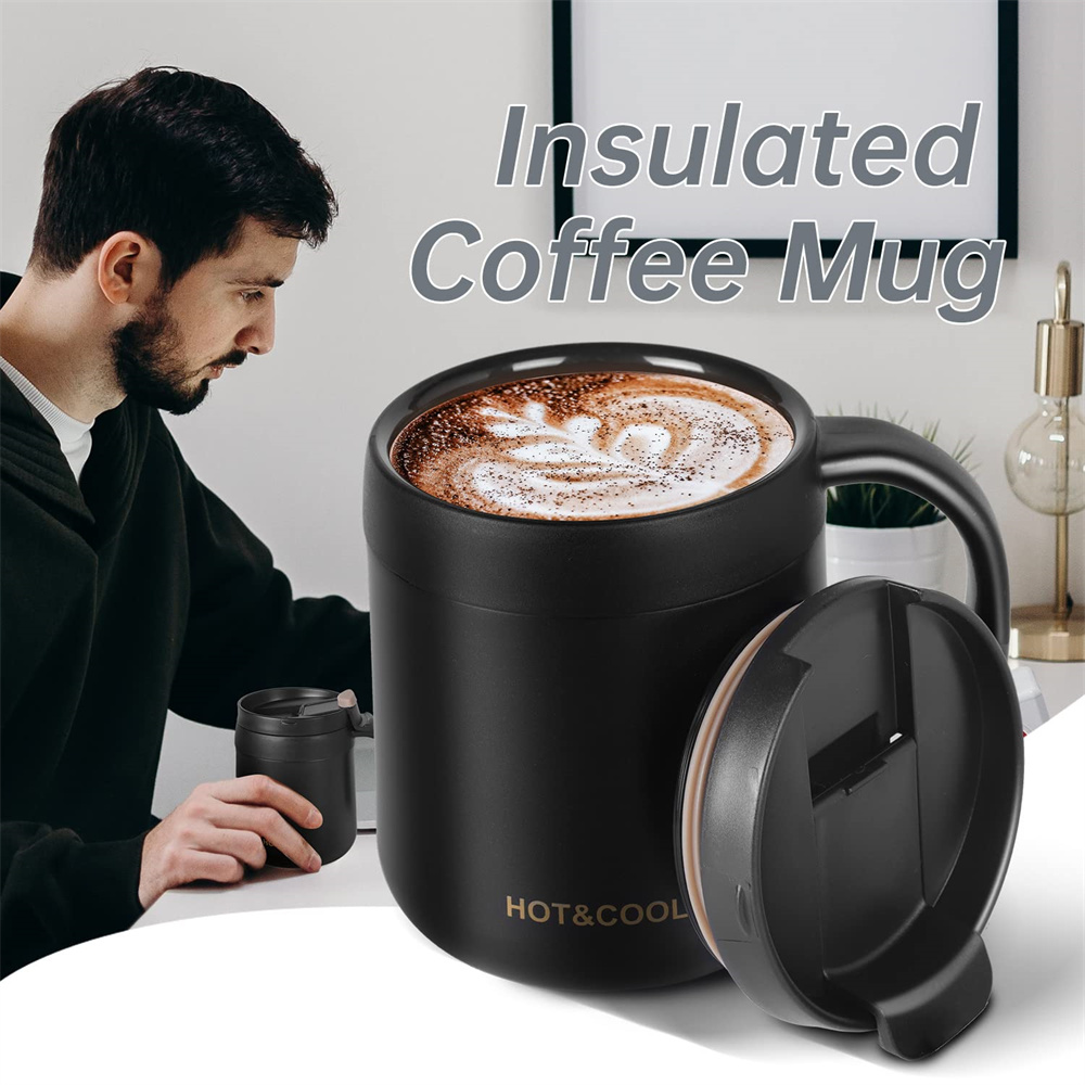 350/500ml Insulated Coffee Mug - Coffee Tea Exchange ulasan dan harga