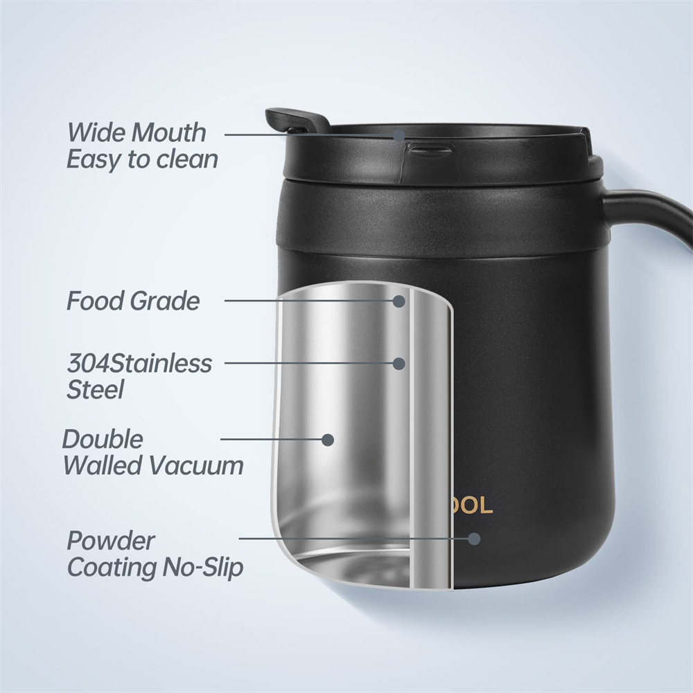 350/500ml Insulated Coffee Mug - Coffee Tea Exchange ulasan dan harga