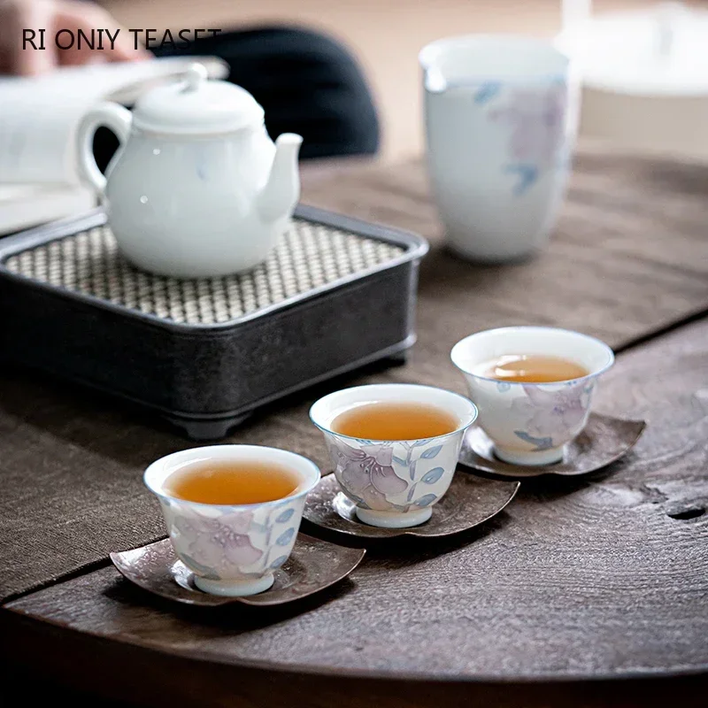 Chinese High-end Hand-painted  - Coffee Tea Set Up ulasan dan harga