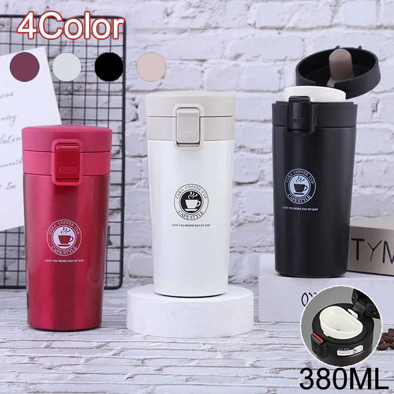 380ml Thermal Mug Double Wall  - Coffee Tea Exchange ulasan dan harga