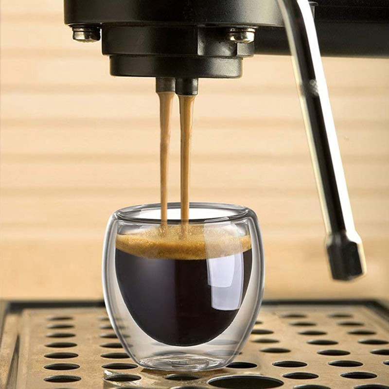 Double Walled Glass Coffee Mug - Coffee Tea Set Up ulasan dan harga