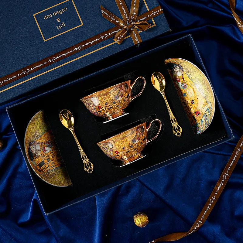 Royal Baroque Style Bone China - Coffee Tea Set Up ulasan dan harga