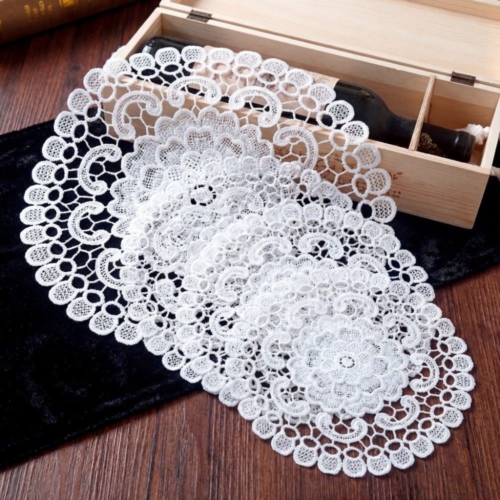 Ornament Prop Lace Embroidery  - Coffee Tea Machine For Home ulasan dan harga