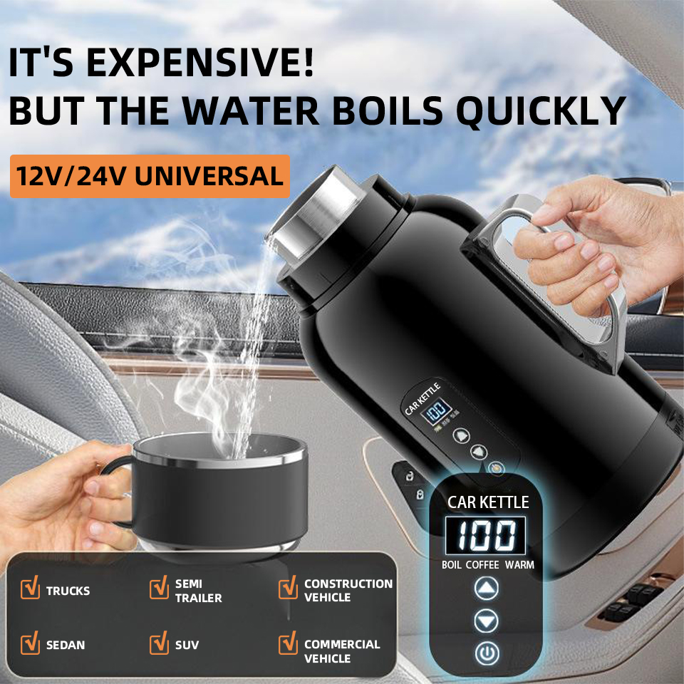 12V 24V Car Kettle Electric Wa - Coffee Tea Exchange ulasan dan harga