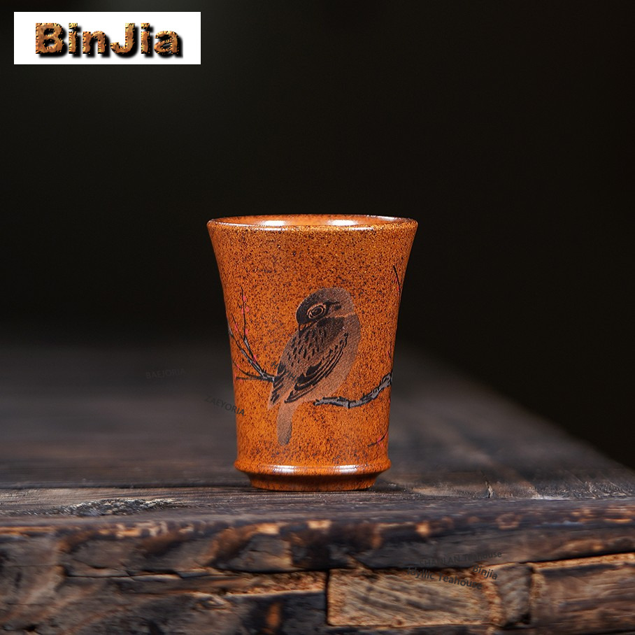 70ml Yixing Purple Clay Bird F - Coffee Tea Set Up ulasan dan harga
