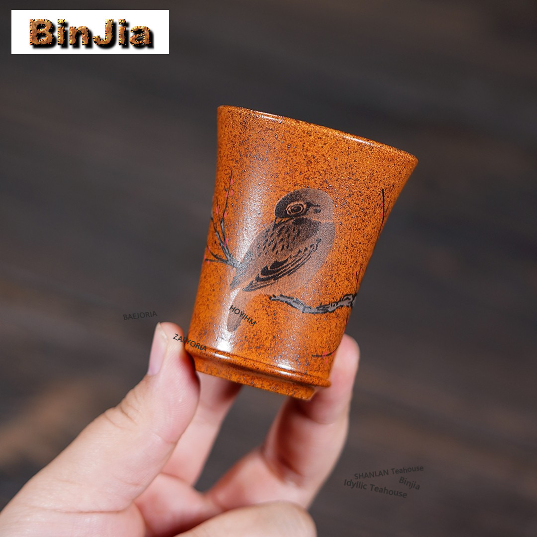 70ml Yixing Purple Clay Bird F - Coffee Tea Set Up ulasan dan harga