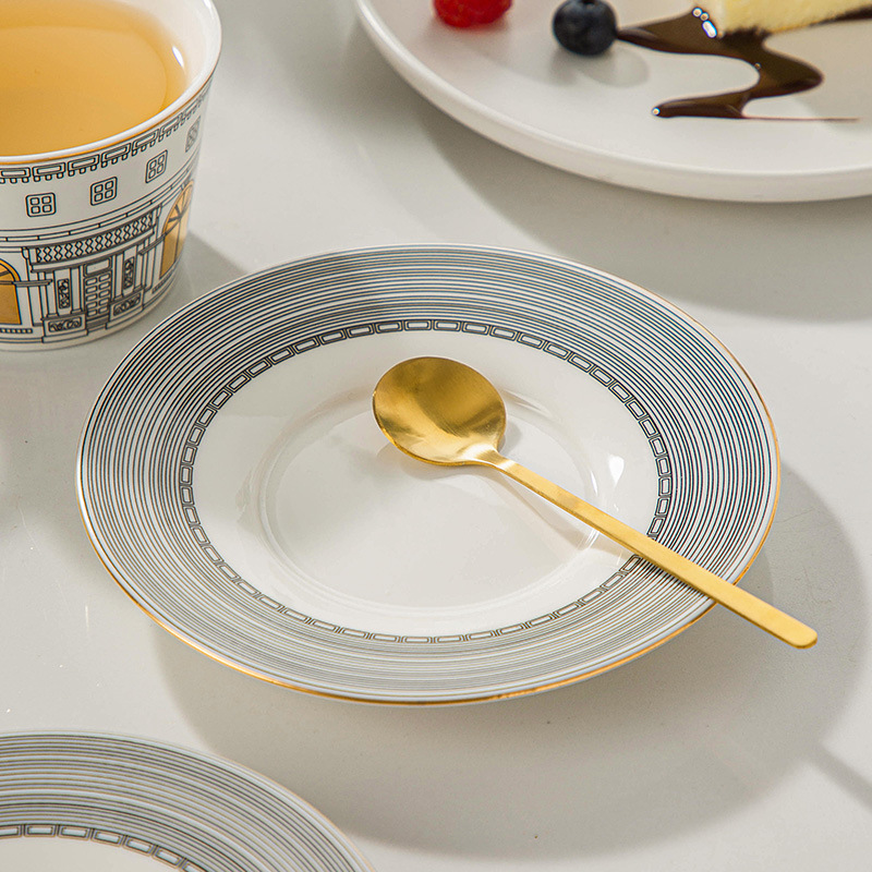 Architectural Cup and Saucer C - Coffee Tea Set Up ulasan dan harga