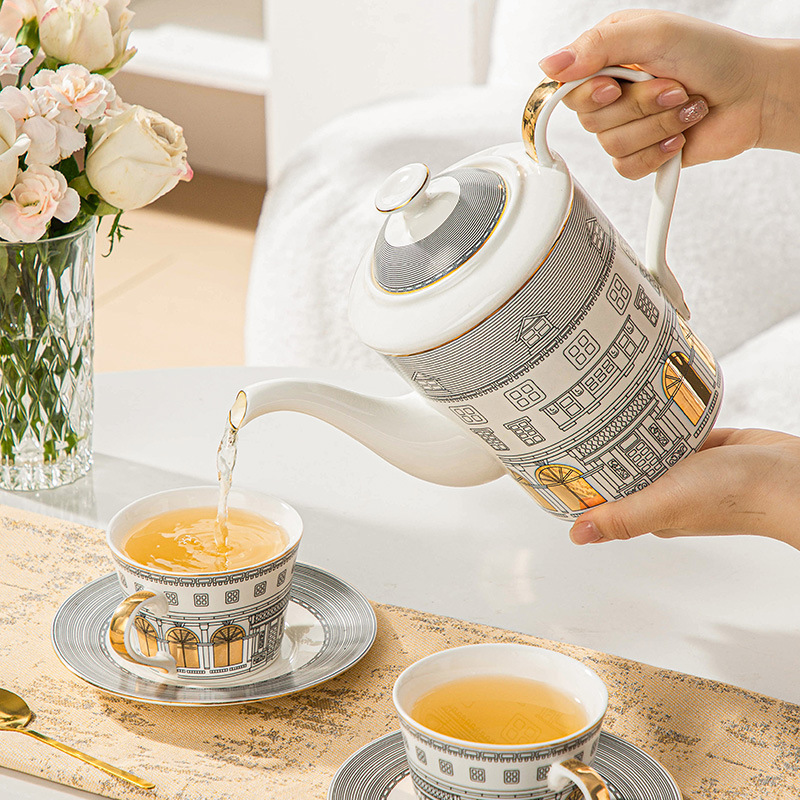 Architectural Cup and Saucer C - Coffee Tea Set Up ulasan dan harga